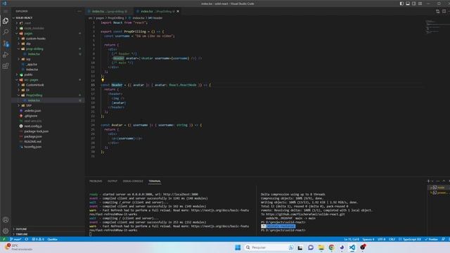 Composição de componentes no react: diga adeus ao prop drilling смотреть онлайн