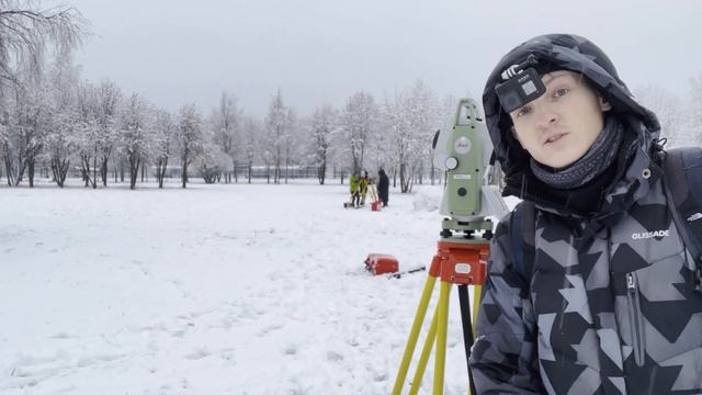 Как измерить рост человека (или высоту объекта) тахеометром Leica TS07 смотреть онлайн