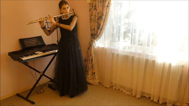 И.С. Бах. Соната для флейты и клавесина №2 ми-бемоль мажор - 1,2 части-исп. Аксинья Хоменко (флейта смотреть онлайн