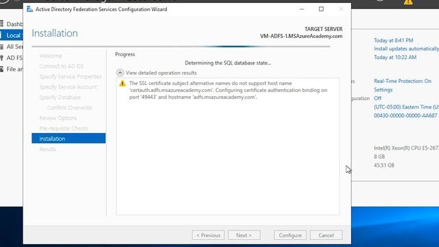 Azure AD - #3 - Azure ADFS