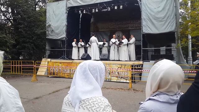 Хор Даниловского монастыря на фестивале "У Святого князя Владимира" 13.09.2015 смотреть онлайн