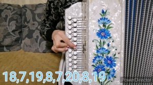 Огней так много золотых-разбор на гармони