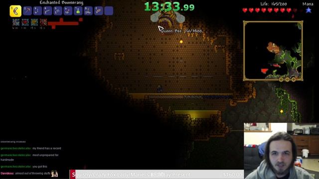 Wall of flesh Speedrun World Recird 27:52 in Terraria 1.3 смотреть онлайн