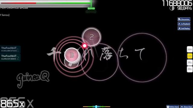 Genryuu Kaiko [Melody of Sanzu] - (97'76%) osu! смотреть онлайн