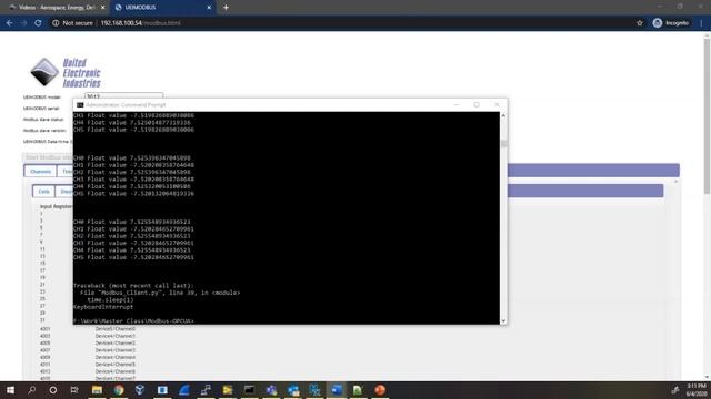 UEI Technical Master Class: OPC-UA & Modbus смотреть онлайн