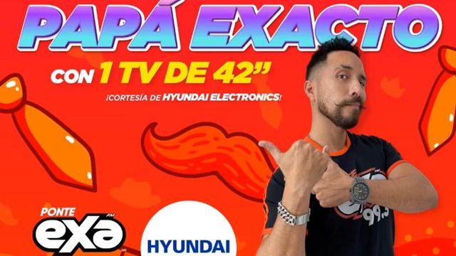 Hyundai Electronics Y EXA Consienten Al Papá Exacto Con Una Pantalla De 42