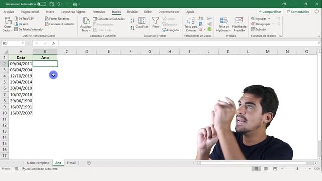 Preenchimento Relâmpago no Excel pra GANHAR MUITO TEMPO смотреть онлайн