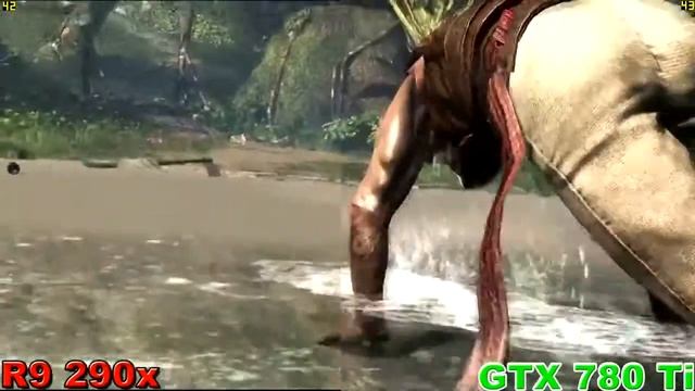 R9 290x vs GTX 780 Ti in Assassin's Creed IV Black Flag Very high, Max, Full HD смотреть онлайн