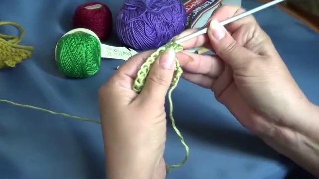 ВЯЗАНИЕ КРЮЧКОМ. Урок 3. Столбик с одним накидом смотреть онлайн
