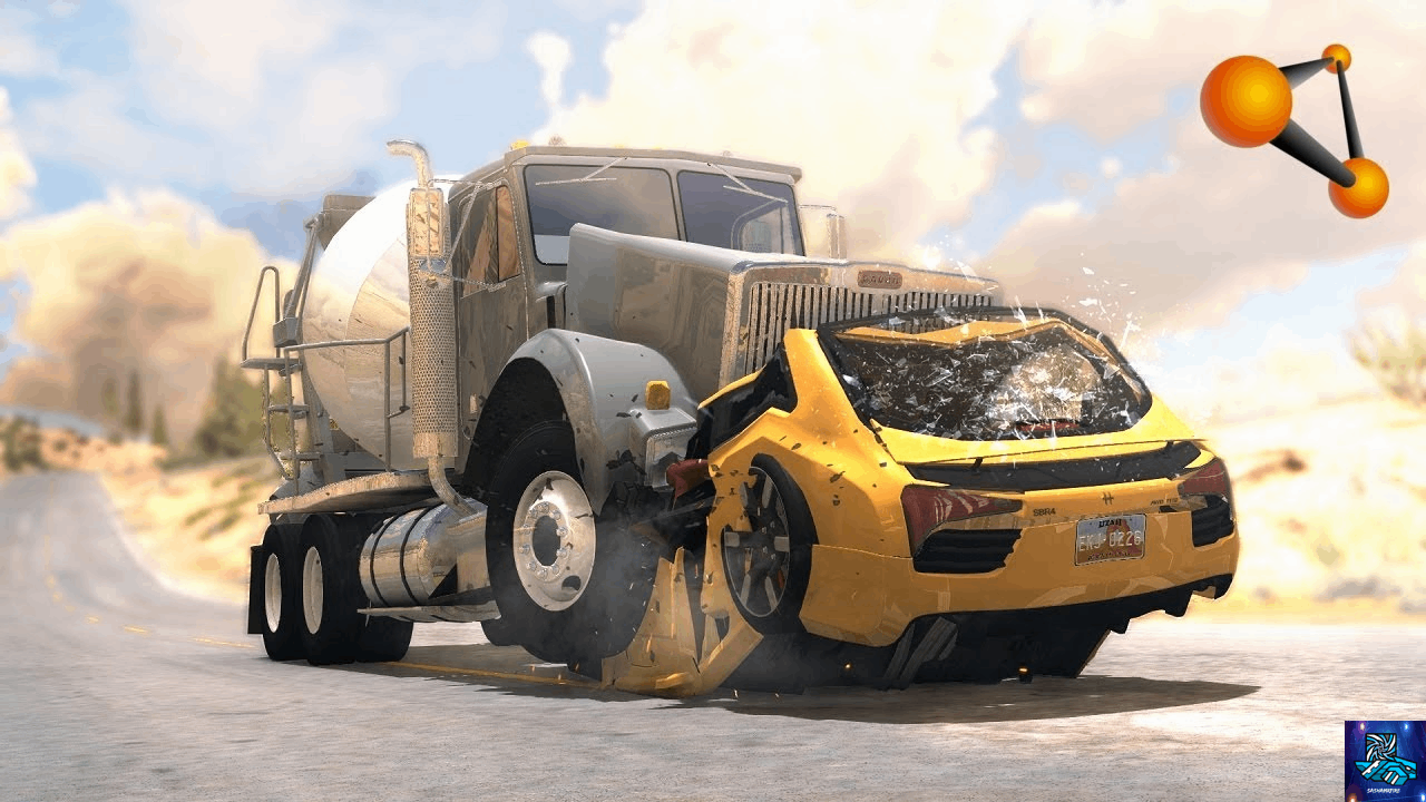 САМАЯ БЫСТРАЯ МАШИНА В МИРЕ В БИМКЕ -- BeamNg Drive смотреть онлайн