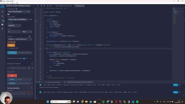 смарт контракты Ethereum язык Solidity | типы данных Struct Byte Array Enum Видео 3 смотреть онлайн