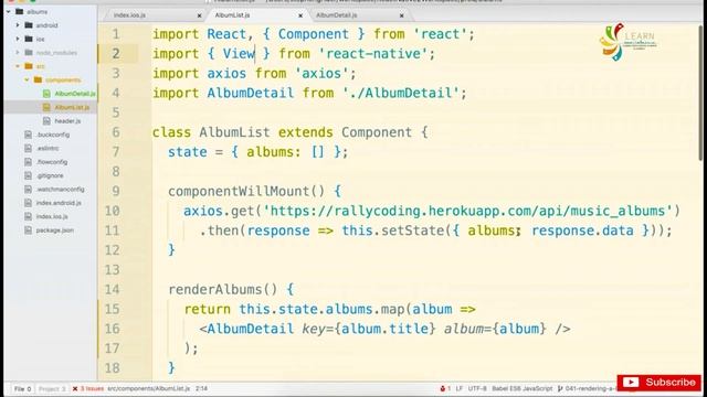 LEGACY HTTP Requests with React Native Displaying Individual Albums Part 192 смотреть онлайн
