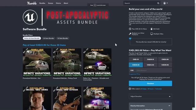 Unreal Post-Apocalyptic Assets Bundle - ZOMBIES, ZOMBIES, ZOMBIES! смотреть онлайн