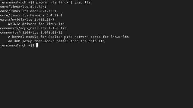 Arch Linux: The LTS Kernel смотреть онлайн