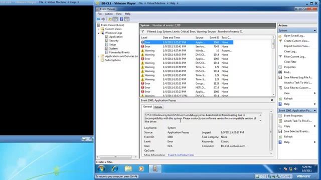 Windows 7 Event Viewer Basics, Filtering and Custom Views смотреть онлайн