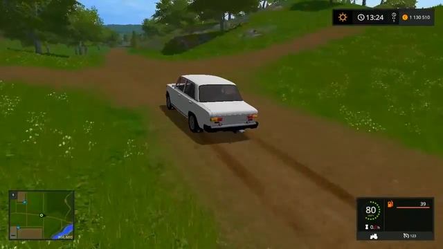 Farming Simulator 2017. мод автомобиль ВАЗ 21011. смотреть онлайн