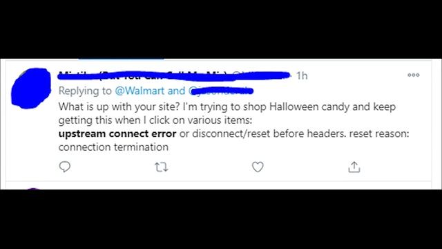Upstream Connect Error Or Disconnect/reset Before Headers On Walmart Website - What's This Error?
