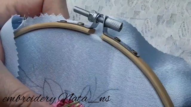 Вышивка большого цветка.мастер класс.Brazilian Embroidery With Sequins.#embroidery #handembroidery