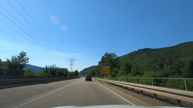 Driving Germany: Schramberg - Herbolzheim - 4k scenic drive Black Forest смотреть онлайн