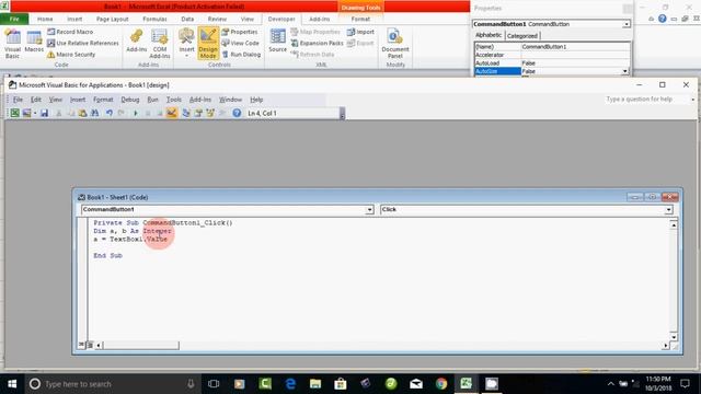 Excel Vba programming - Text and Label tool смотреть онлайн