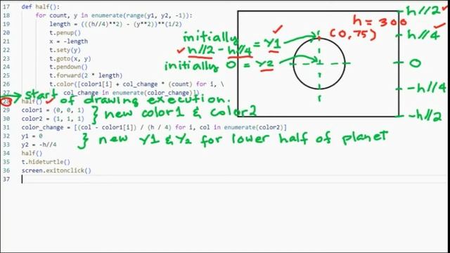 Basic Python Turtle Code: Planet Gradient Part 5 смотреть онлайн