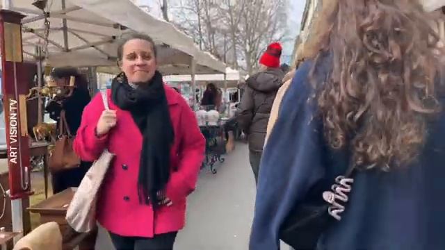 Воскресная прогулка по блошиному рынку Парижской Бастилии в прямом эфире смотреть онлайн