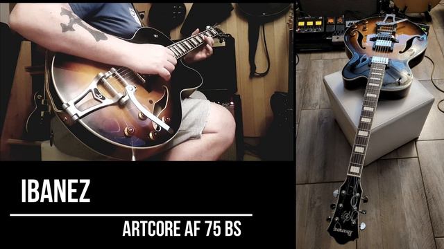Ibanez Artcore AF 75 BS ... смотреть онлайн