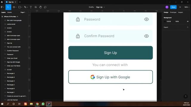 Sign Up Screens - Mobile App UI Design Using Figma смотреть онлайн