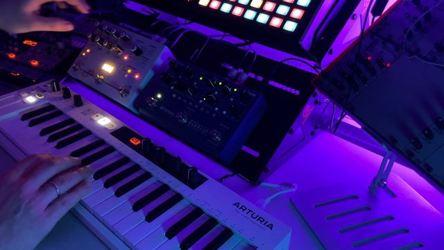 Dark Meditative Blade Runner Inspired Ambient Jam | Hydrasynth & AE Modular & Microcosm & Keystep 3 смотреть онлайн