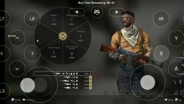 CS:GO//CHEAT(WALLHACK)-gameplay with normal bots//GEFORCE NOW//Android смотреть онлайн