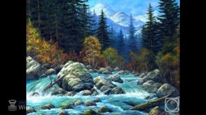 Вышивка гладью. Пейзаж. Вышиваем воду.