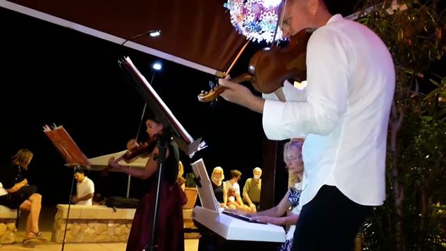 Concert of classical music-12. Bar "Punta Garbi". Fenals beach. Lloret de Mar. August 13, 2021. смотреть онлайн