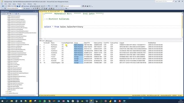 Hiç Bilmeyenler İçin SQL (Distinct Komutu) #3 смотреть онлайн