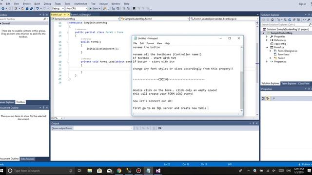 Insert data and View using DataGridView in Visual Studio 2017 смотреть онлайн