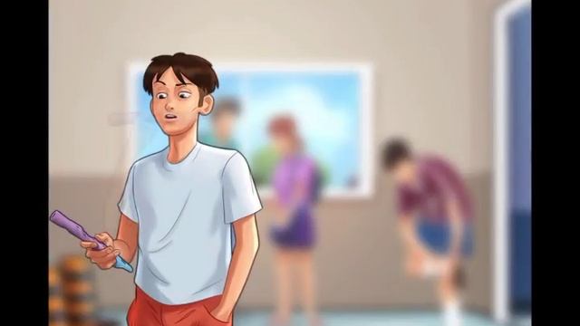 Summertime Saga Finding Fallen Tree Branch to Make Flute - Walkthrough смотреть онлайн