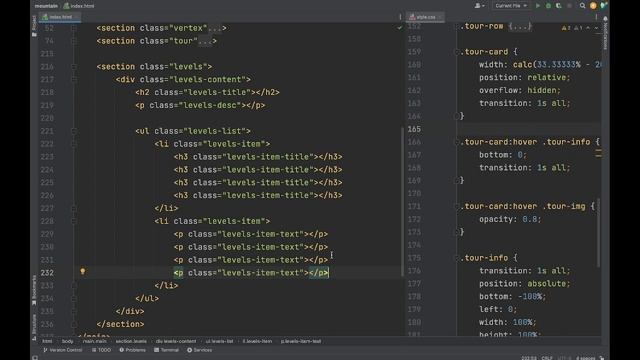 HTML/CSS - HTML/CSS - Создание сайта Mountain ч.2 смотреть онлайн