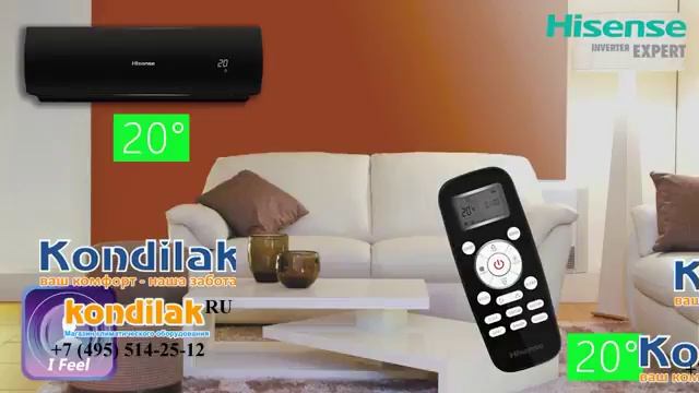 Кондиционер Hisense модель   Hisense AS-07HR4SYDDEB  видео обзор