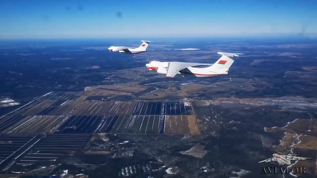 Ил-76 Полёты в боевых порядках смотреть онлайн