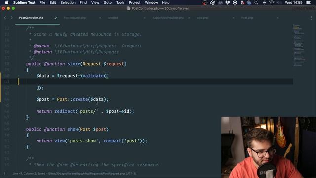 Extracting Validation — 30 Days of Laravel: Day 3 смотреть онлайн