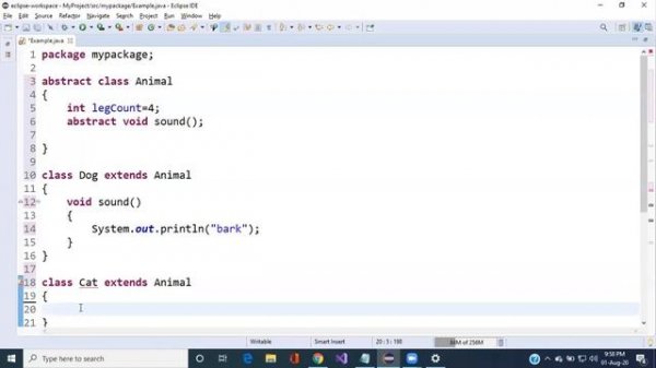 Abstract class and abstract methods in java | Planet Code