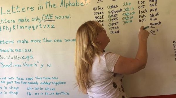 Tutoring in reading; Level 1 part 1. With Miss Rose.