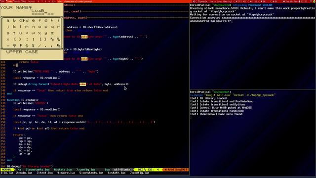 Pokemon bot written in Lua (early progress) смотреть онлайн