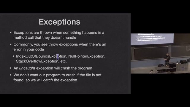 [CSE 116] Files and Exceptions Monday March 27, 2023 смотреть онлайн