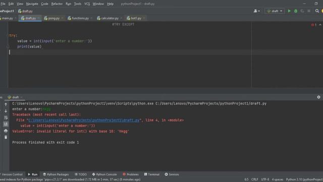 __Python__Try Except смотреть онлайн