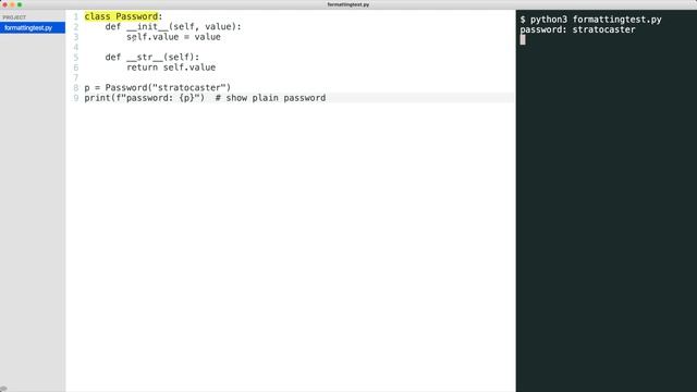 How do f-string format specifications (mini language) work and how can you use this in your classes смотреть онлайн
