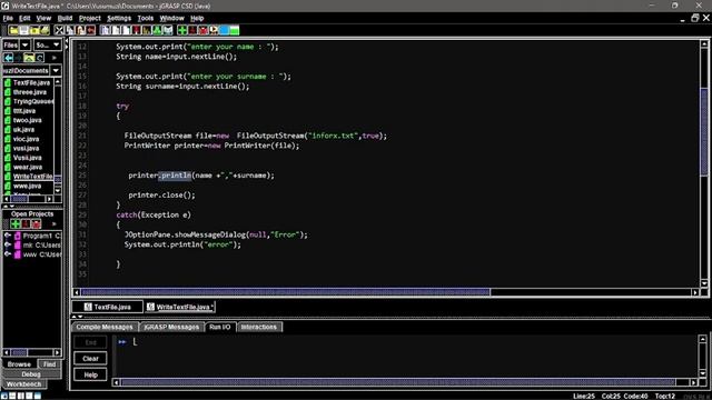 how to write to a text file in java ..... explain in zulu смотреть онлайн