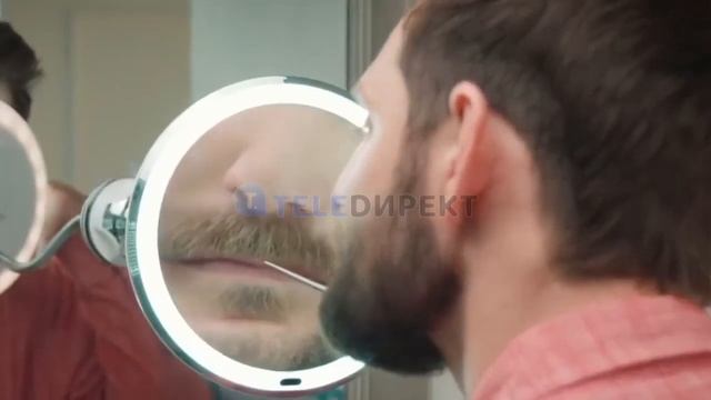Увеличительное зеркало «Экстразум» на вакуумной присоске с LED-подсветкой смотреть онлайн