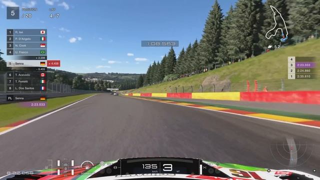 Gran Turismo 7 | Test Race | Circuit de Spa-Francorchamps | Audi R8 LMS Evo | Onboard смотреть онлайн