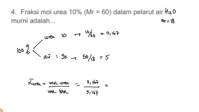 Kimia : Molalitas, Molaritas, Fraksi Mol смотреть онлайн
