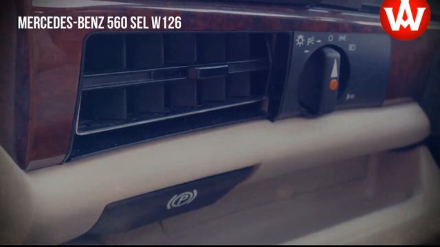 W126 Mercedes-Benz 560 SEL in Teal Blue Metallic, 1991 смотреть онлайн